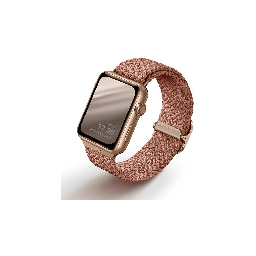 Hurtownia GSM - Pasek UNIQ Aspen Apple Watch 4/5/6/7/SE/8/9/10 40/41/42mm Pletený růžový/grapefruit pink - UNIQ577GRAPNK - {ean13} - Hurt