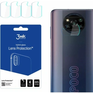 Hurtownia GSM - Szkło hybrydowe na obiektyw aparatu 3MK Lens Protection POCO X3 Pro [4 PACK] - 3MK2432 - {ean13} - Hurt