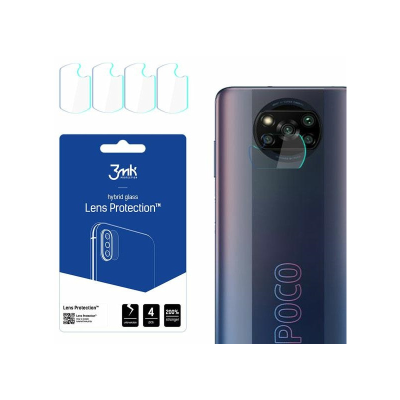 3MK Lens Protection POCO X3 Pro [4 PACK]