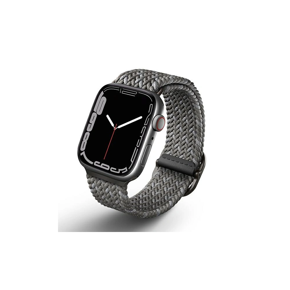 Hurtownia GSM - Pasek UNIQ Aspen Apple Watch 4/5/6/7/SE/8/9/Ultra 44/45/49mm Pletený DE šedý/pebble grey - UNIQ579PEBGRY - {ean13} - Hurt