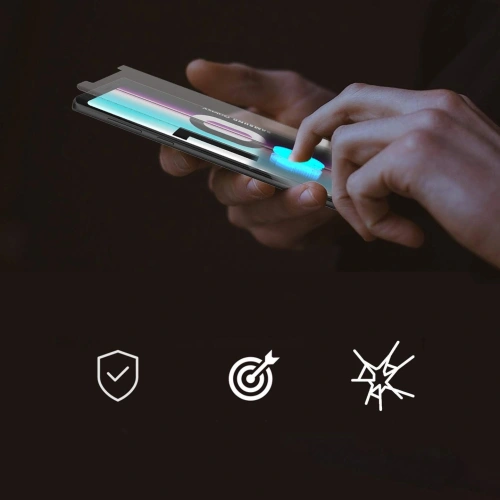 Szkło z klejem UV na cały ekran Samsunga Galaxy S10 Plus - Home Screen