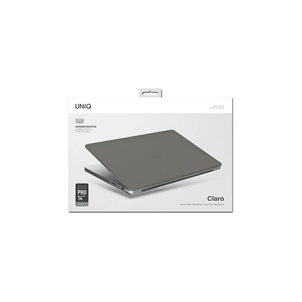 Hurtownia GSM - Etui UNIQ Claro Apple MacBook Pro 14 2021-2023 průhledný šedý/smoke matt grey - UNIQ583SMMATCL - {ean13} - Hurt