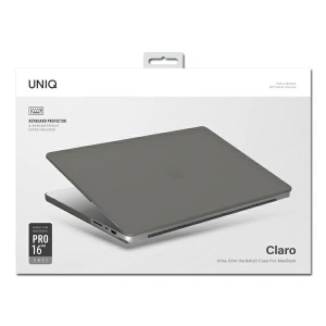 Hurtownia GSM - Etui UNIQ Claro Apple MacBook Pro 16 2021-2023 przezroczysty szary/smoke matt grey - UNIQ585SMMATCL - {ean13} - Hurt