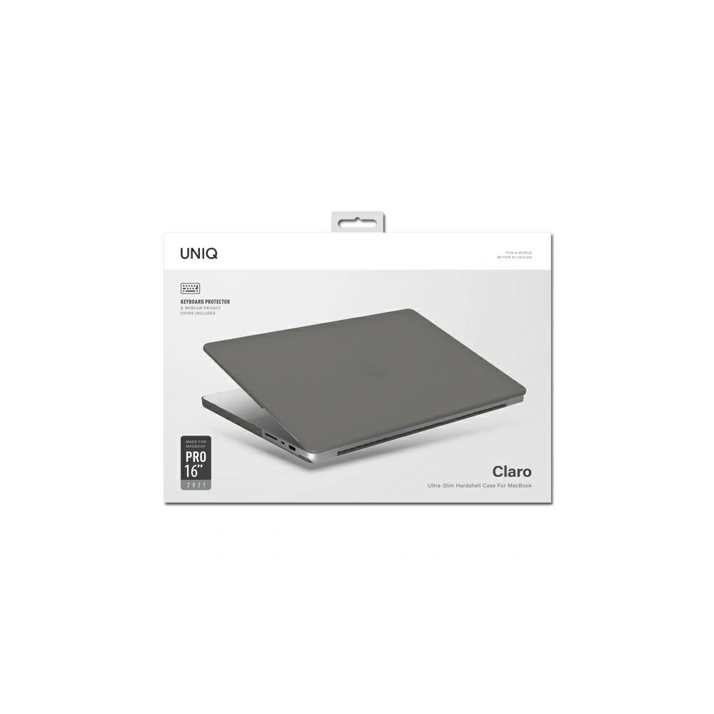 Wholesale UNIQ Claro Apple MacBook Pro 16 2021-2023 smoke matt grey - UNIQ585SMMATCL - {ean13} - Hurt