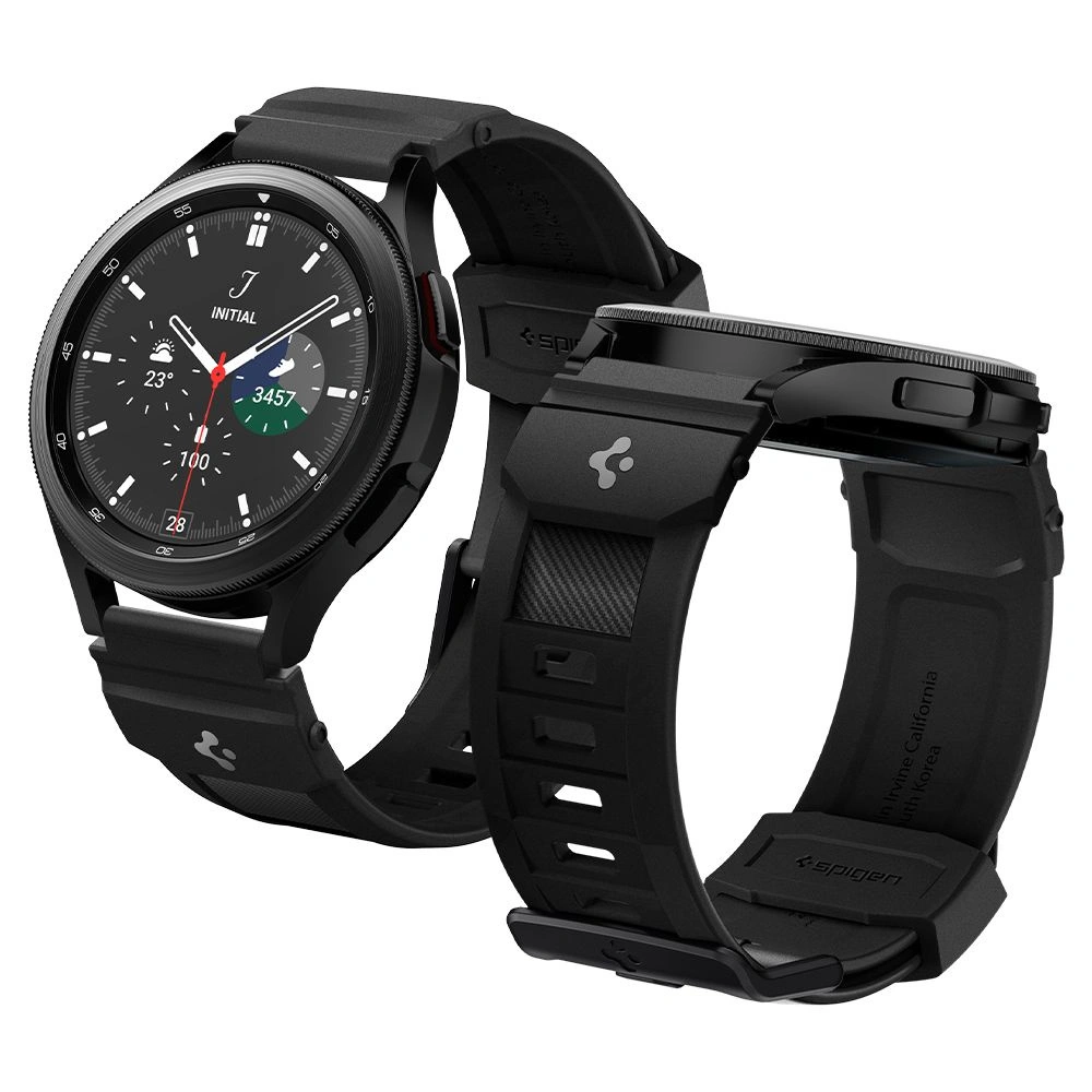 Hurtownia GSM - Pasek Spigen Rugged Band Samsung Galaxy Watch 4/Watch Active 2/Huawei Watch GT 2 42mm Matná černá - SPN2079BLK - {ean13} - Hurt