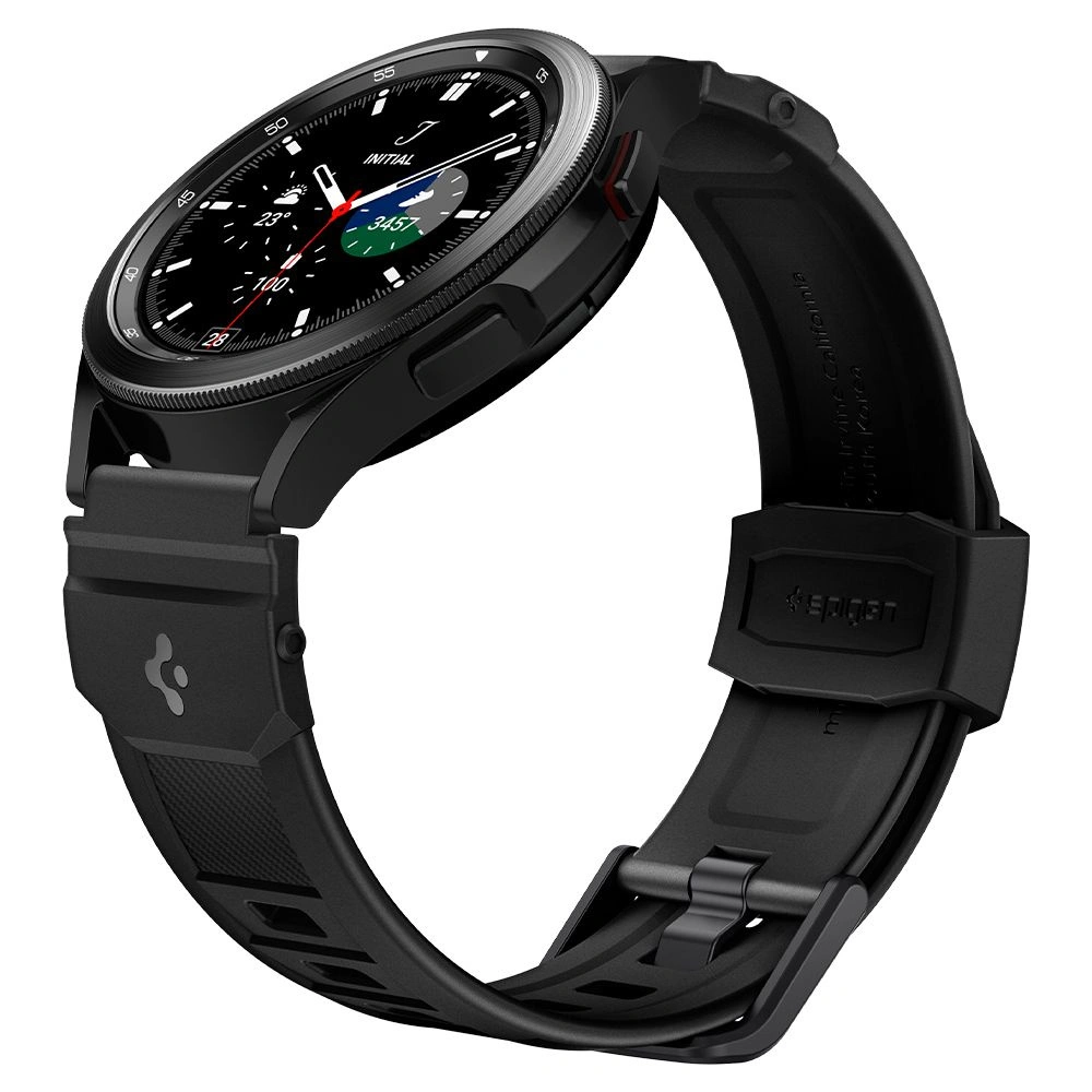 Hurtownia GSM - Pasek Spigen Rugged Band Samsung Galaxy Watch 4/Watch Active 2/Huawei Watch GT 2 42mm Matná černá - SPN2079BLK - {ean13} - Hurt
