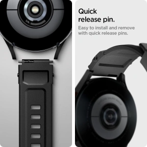 Wholesale Band Spigen Rugged Band Samsung Galaxy Watch 4/Watch Active 2/Huawei Watch GT 2 42mm Matte Black - SPN2079BLK - {ean13} - Hurt
