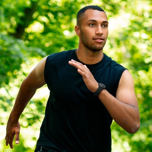 Pasek Spigen Rugged Band Samsung Galaxy Watch 4/Watch Active 2/Huawei Watch GT 2 42mm Matte Black