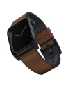 UNIQ Straden Apple Watch 4/5/6/7/SE/8/9/Ultra 44/45/49mm bőr hibrid szíj barna/brown