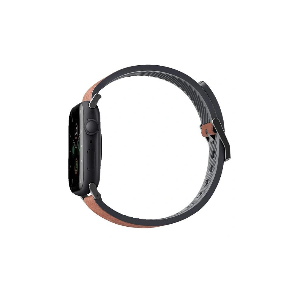Hurtownia GSM - Pasek UNIQ Straden Apple Watch 4/5/6/7/SE/8/9/Ultra 44/45/49mm Kožený hybridní pásek hnědý/brown - UNIQ587BR - {ean13} - Hurt