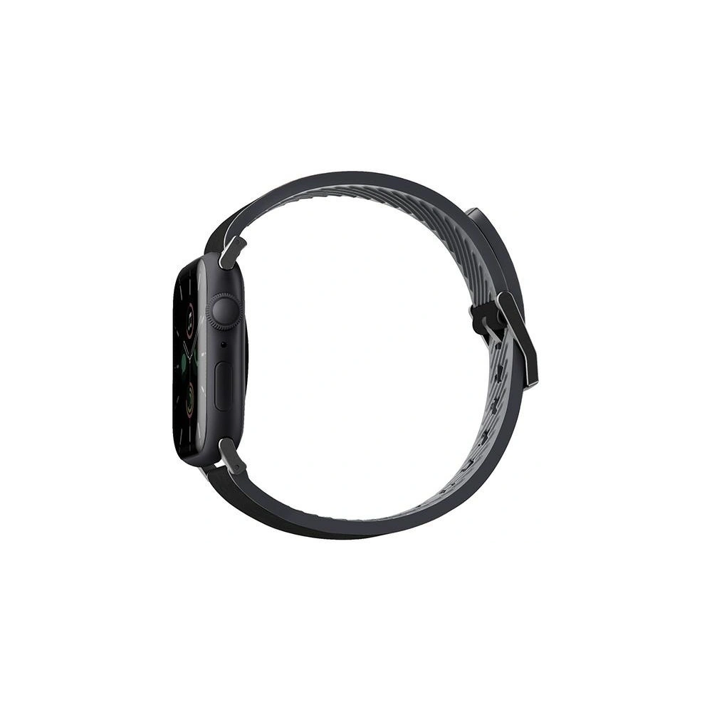 Hurtownia GSM - Pasek UNIQ Straden Apple Watch 4/5/6/7/SE/8/9/Ultra 44/45/49mm Kožený hybridní pásek černý/black - UNIQ588BLK - {ean13} - Hurt