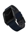 UNIQ Straden Apple Watch 4/5/6/7/SE/8/9/Ultra 44/45/49mm Leather Hybrid Strap blue