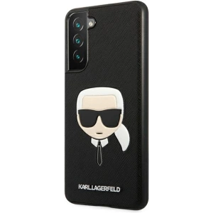 Hurtownia GSM - Etui Karl Lagerfeld KLHCS21FSAKHBK Samsung Galaxy S21 FE černé/black hardcase Saffiano Ikonik Karl`s Head - KLD789BLK - {ean13} - Hurt