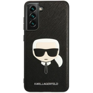 Hurtownia GSM - Etui Karl Lagerfeld KLHCS21FSAKHBK Samsung Galaxy S21 FE czarny/black hardcase Saffiano Ikonik Karl`s Head - KLD789BLK - {ean13} - Hurt