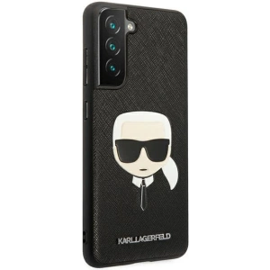 Hurtownia GSM - Etui Karl Lagerfeld KLHCS21FSAKHBK Samsung Galaxy S21 FE czarny/black hardcase Saffiano Ikonik Karl`s Head - KLD789BLK - {ean13} - Hurt