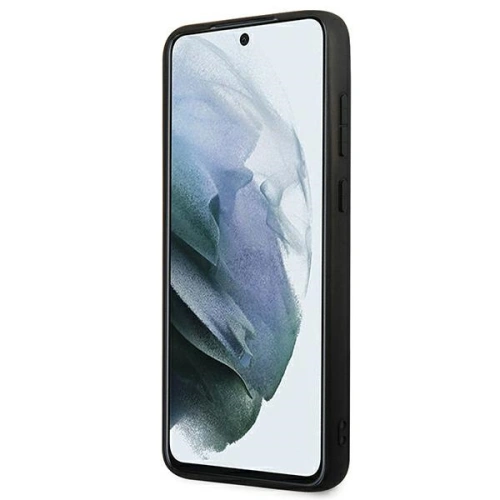 Etui Karl Lagerfeld KLHCS21FSAKHBK Samsung Galaxy S21 FE czarny/black hardcase Saffiano Ikonik Karl`s Head