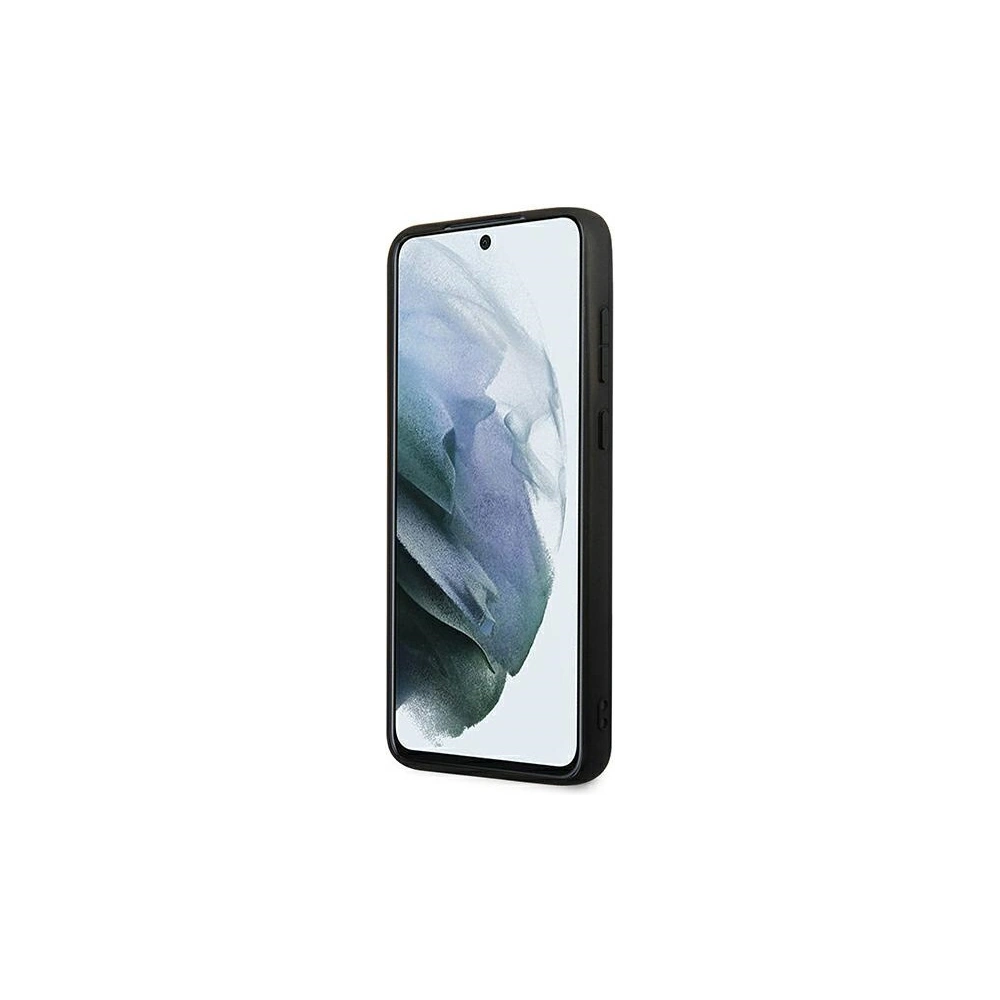 Wholesale Karl Lagerfeld KLHCS21FSAKHBK Samsung Galaxy S21 FE black hardcase Saffiano Ikonik Karl`s Head - KLD789BLK - {ean13} - Hurt