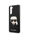 Wholesale Karl Lagerfeld KLHCS21FSAKHBK Samsung Galaxy S21 FE black hardcase Saffiano Ikonik Karl`s Head - KLD789BLK - {ean13} - Hurt