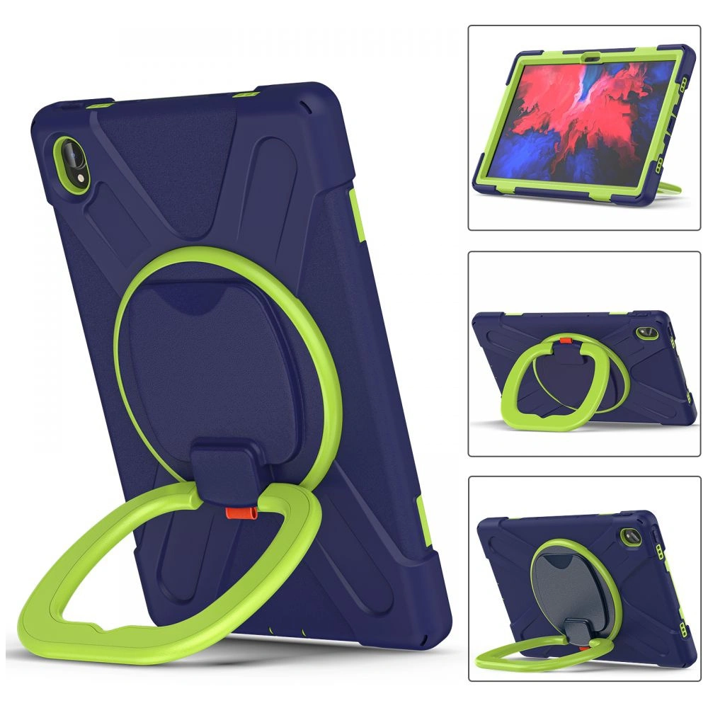 Hurtownia GSM - Etui Tech-Protect X-armor Lenovo Tab P11/P11+ Plus 11 Navy/Lime - THP840NAVLIM - {ean13} - Hurt