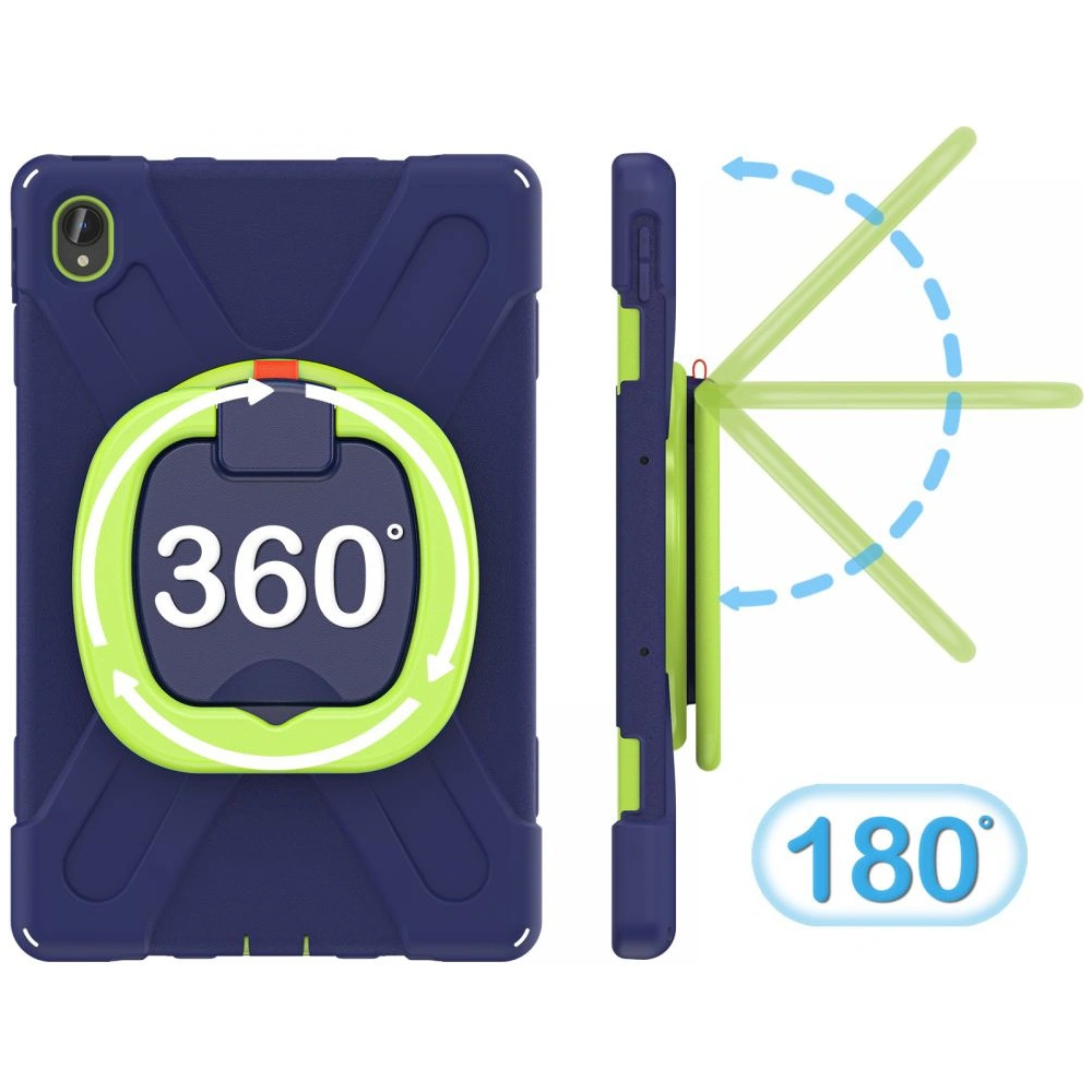Hurtownia GSM - Etui Tech-Protect X-armor Lenovo Tab P11/P11+ Plus 11 Navy/Lime - THP840NAVLIM - {ean13} - Hurt
