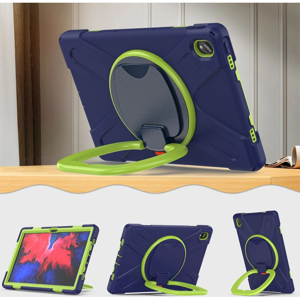 Hurtownia GSM - Etui Tech-Protect X-armor Lenovo Tab P11/P11+ Plus 11 Navy/Lime - THP840NAVLIM - {ean13} - Hurt