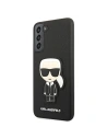 Wholesale Karl Lagerfeld KLHCS22MOKPK Samsung Galaxy S22+ Plus black hardcase Saffiano Ikonik Karl`s Patch - KLD790BLK - {ean13} - Hurt