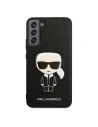 Wholesale Karl Lagerfeld KLHCS22MOKPK Samsung Galaxy S22+ Plus black hardcase Saffiano Ikonik Karl`s Patch - KLD790BLK - {ean13} - Hurt
