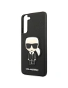 Wholesale Karl Lagerfeld KLHCS22MOKPK Samsung Galaxy S22+ Plus black hardcase Saffiano Ikonik Karl`s Patch - KLD790BLK - {ean13} - Hurt