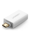 UGREEN US195 USB to micro USB Adapter, OTG (white)