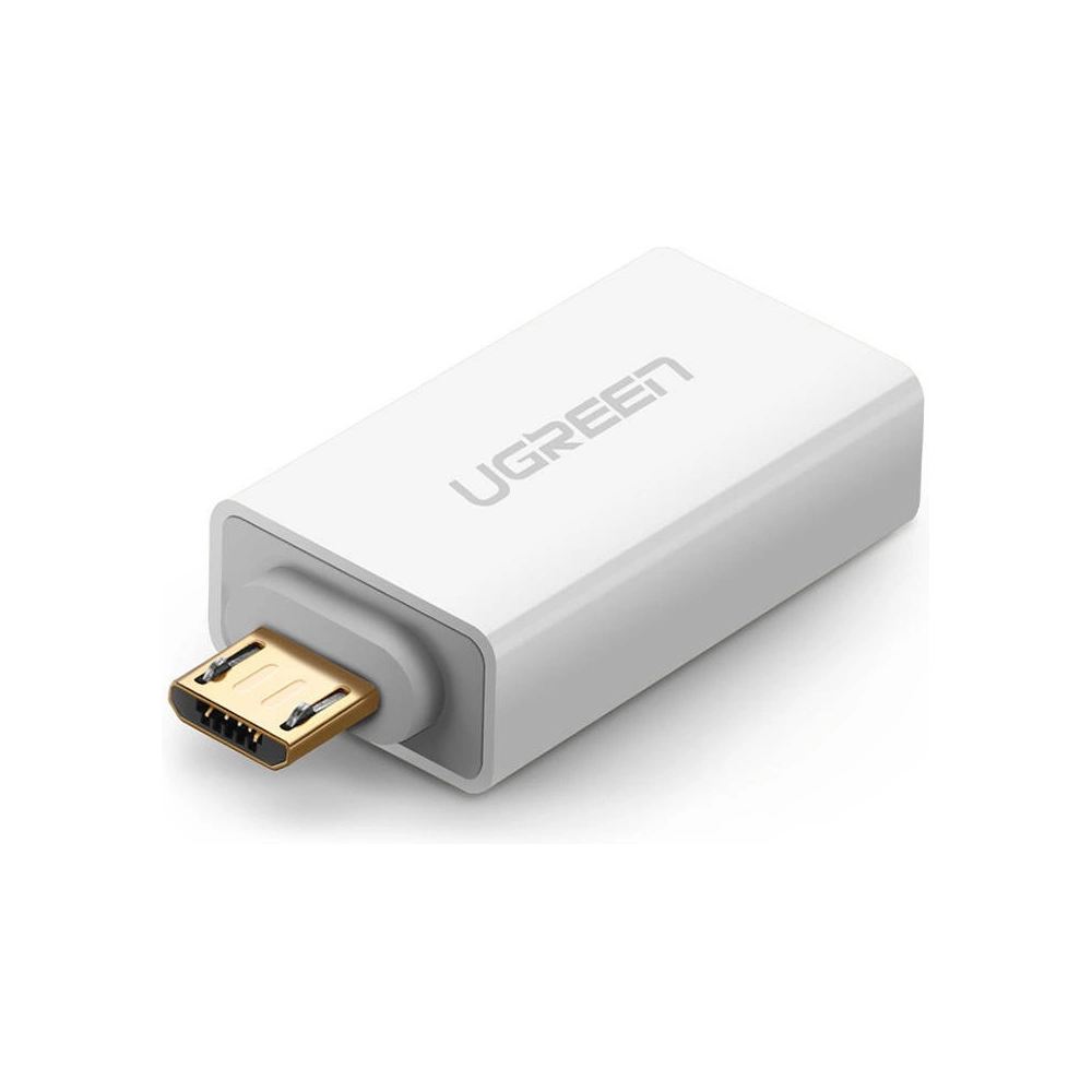 Hurtownia GSM - Adaptér USB na micro USB UGREEN US195, OTG (bílý) - UGR1198WHT - {ean13} - Hurt