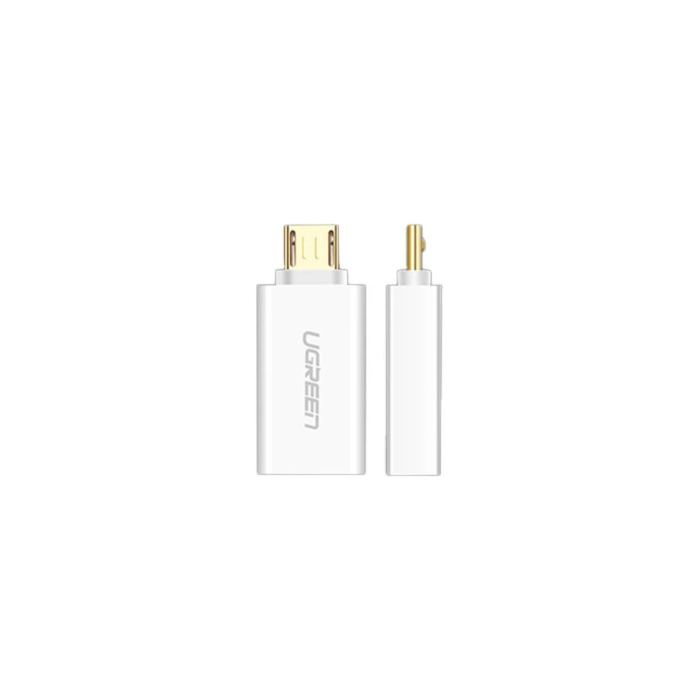 Hurtownia GSM - Adaptér USB na micro USB UGREEN US195, OTG (bílý) - UGR1198WHT - {ean13} - Hurt