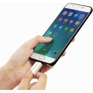 Adapter USB do micro USB UGREEN US195, OTG (biały)