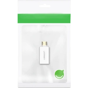 Adapter USB do micro USB UGREEN US195, OTG (biały)