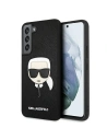 Wholesale Karl Lagerfeld KLHCS22MSAKHBK Samsung Galaxy S22+ Plus black hardcase Saffiano Ikonik Karl`s Head - KLD791BLK - {ean13} - Hurt