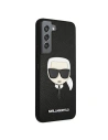 Wholesale Karl Lagerfeld KLHCS22MSAKHBK Samsung Galaxy S22+ Plus black hardcase Saffiano Ikonik Karl`s Head - KLD791BLK - {ean13} - Hurt