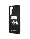 Wholesale Karl Lagerfeld KLHCS22MSAKHBK Samsung Galaxy S22+ Plus black hardcase Saffiano Ikonik Karl`s Head - KLD791BLK - {ean13} - Hurt