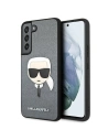 Hurtownia GSM - Etui Karl Lagerfeld KLHCS22MSAKHSL Samsung Galaxy S22+ Plus srebrny/silver hardcase Saffiano Ikonik Karl`s Head - KLD792SLV - {ean13} - Hurt