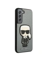Hurtownia GSM - Etui Karl Lagerfeld KLHCS22SOKPG Samsung Galaxy S22 srebrny/silver hardcase Saffiano Ikonik Karl`s Patch - KLD793SLV - {ean13} - Hurt