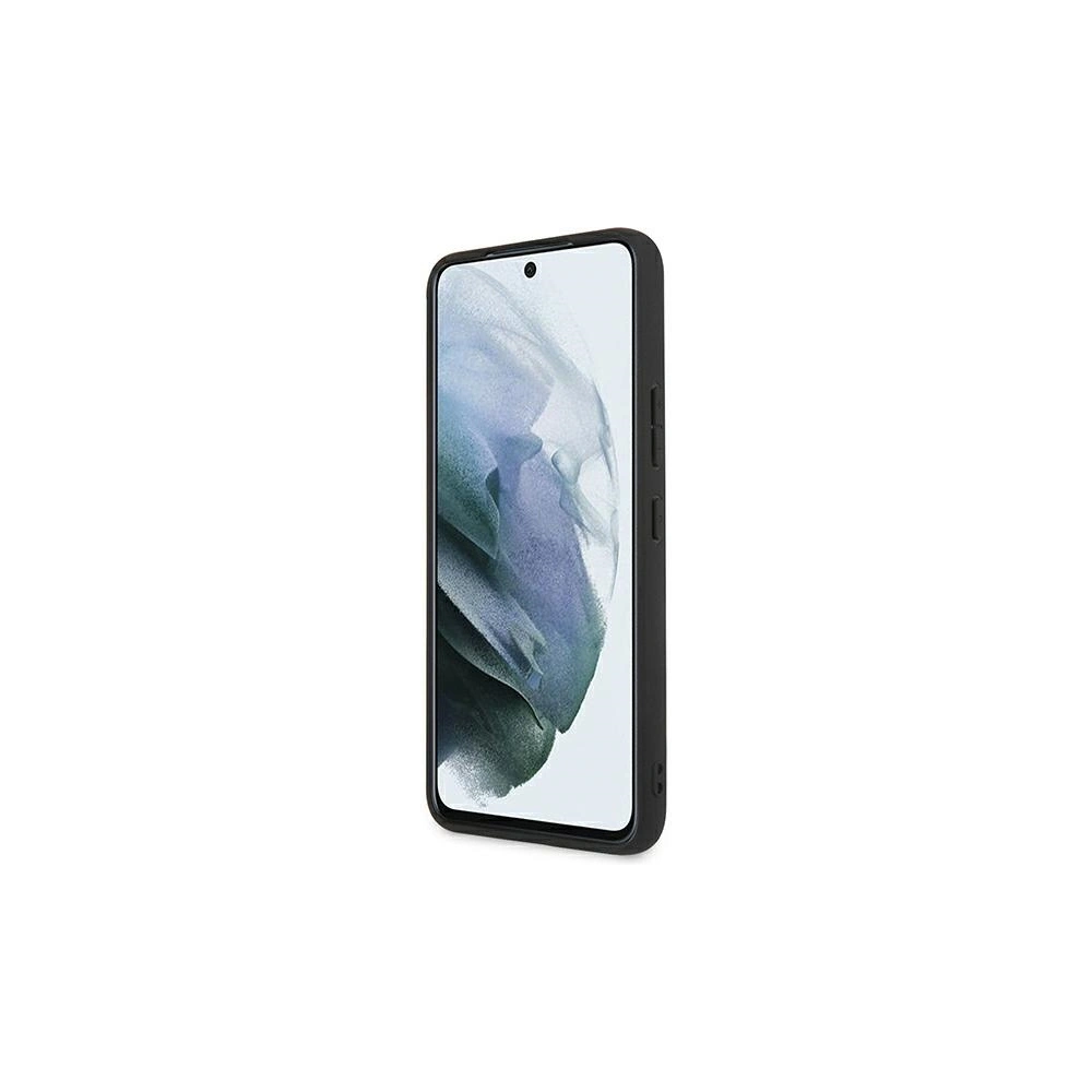 Wholesale Karl Lagerfeld KLHCS22SOKPK Samsung Galaxy S22 black hardcase Saffiano Ikonik Karl`s Patch - KLD794BLK - {ean13} - Hurt