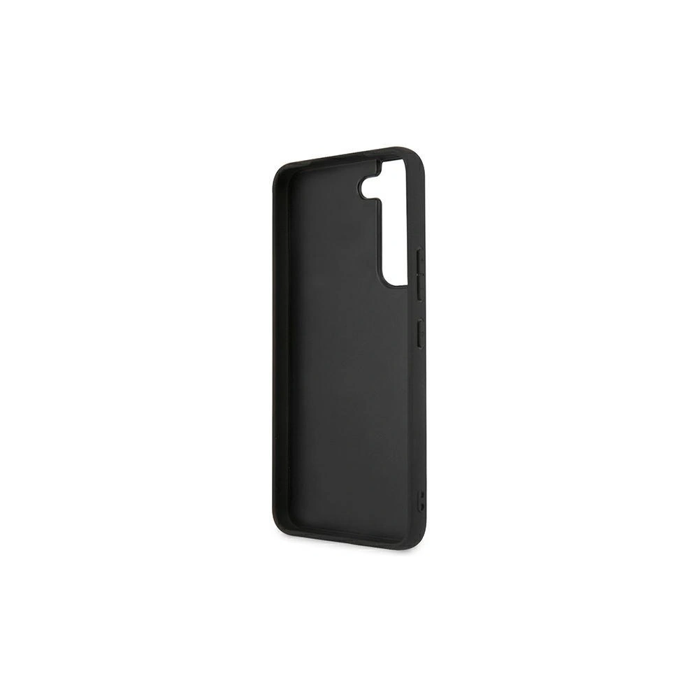 Wholesale Karl Lagerfeld KLHCS22SOKPK Samsung Galaxy S22 black hardcase Saffiano Ikonik Karl`s Patch - KLD794BLK - {ean13} - Hurt
