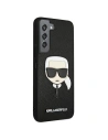 Wholesale Karl Lagerfeld KLHCS22SSAKHBK Samsung Galaxy S22 black hardcase Saffiano Ikonik Karl`s Head - KLD795BLK - {ean13} - Hurt