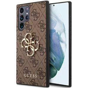 Hurtownia GSM - Etui Guess GUHCS22L4GMGBR Samsung Galaxy S22 Ultra hnědý/brown hardcase 4G Big Metal Logo - GUE1552BR - {ean13} - Hurt