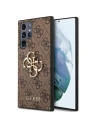 Wholesale Guess GUHCS22L4GMGBR Samsung Galaxy S22 Ultra brown hardcase 4G Big Metal Logo - GUE1552BR - {ean13} - Hurt
