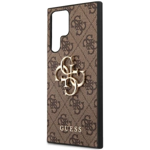 Hurtownia GSM - Etui Guess GUHCS22L4GMGBR Samsung Galaxy S22 Ultra hnědý/brown hardcase 4G Big Metal Logo - GUE1552BR - {ean13} - Hurt