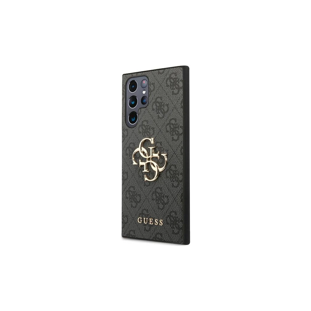 Hurtownia GSM - Etui Guess GUHCS22L4GMGGR Samsung Galaxy S22 Ultra szary/grey hardcase 4G Big Metal Logo - GUE1553GRY - {ean13} - Hurt