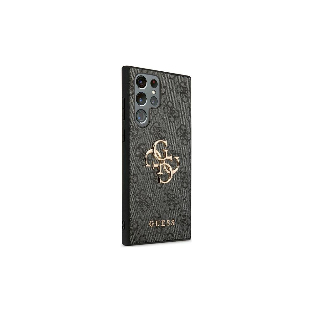 Hurtownia GSM - Etui Guess GUHCS22L4GMGGR Samsung Galaxy S22 Ultra šedé/grey hardcase 4G Big Metal Logo - GUE1553GRY - {ean13} - Hurt