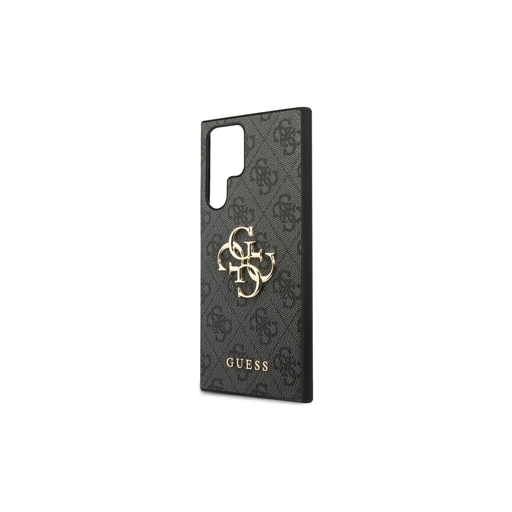 Hurtownia GSM - Etui Guess GUHCS22L4GMGGR Samsung Galaxy S22 Ultra szary/grey hardcase 4G Big Metal Logo - GUE1553GRY - {ean13} - Hurt