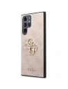 Wholesale Guess GUHCS22L4GMGPI Samsung Galaxy S22 Ultra pink hardcase 4G Big Metal Logo - GUE1554PNK - {ean13} - Hurt