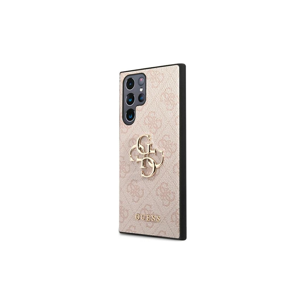 Hurtownia GSM - Etui Guess GUHCS22L4GMGPI Samsung Galaxy S22 Ultra różowy/pink hardcase 4G Big Metal Logo - GUE1554PNK - {ean13} - Hurt