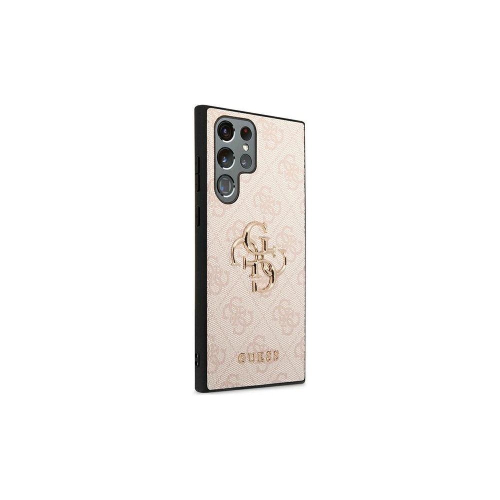 Hurtownia GSM - Etui Guess GUHCS22L4GMGPI Samsung Galaxy S22 Ultra różowy/pink hardcase 4G Big Metal Logo - GUE1554PNK - {ean13} - Hurt
